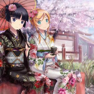 Anime spring HD wallpaper