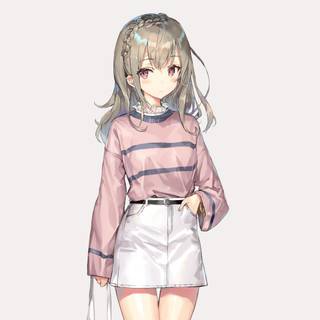 Cute women drawings wallpaper