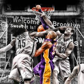 Basketball player Kobe Bryant wallpaper