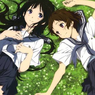Anime two girls wallpaper