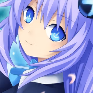 Purple hair anime girl wallpaper