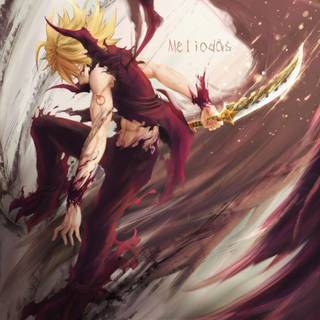 Meliodas Assault Mode anime wallpaper