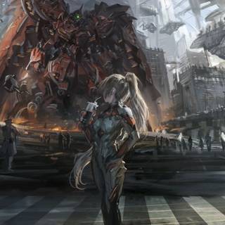 Sci fi anime wallpaper