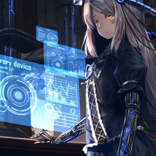 Sci fi anime wallpaper