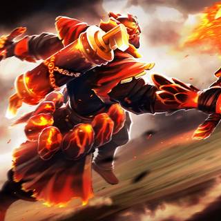 Fire spirit wallpaper