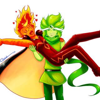 Fire spirit wallpaper