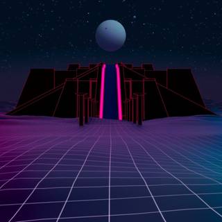 Retro 80s wallpaper