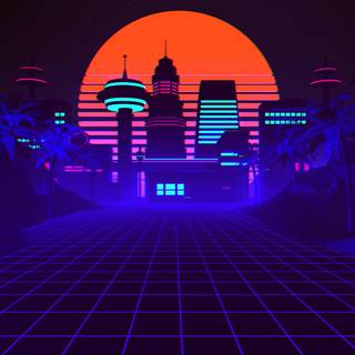 Retro 80s wallpaper