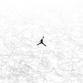 Jordan black and white wallpaper