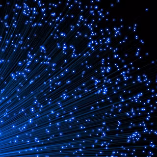 Optical fiber wallpaper