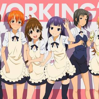 Anime Working wallpaper
