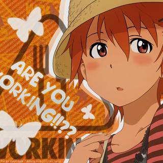 Anime Working wallpaper