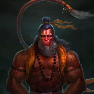 Hanuman iPhone HD wallpaper