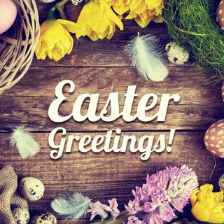 Easter whishes wallpaper