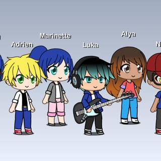 Gacha Life Miraculous Ladybug wallpaper