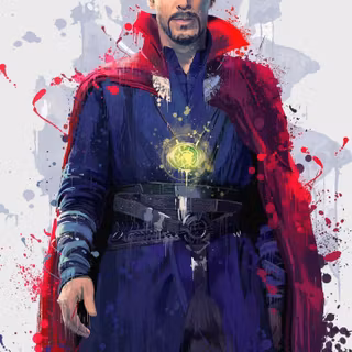 Dr Strange cartoon wallpaper