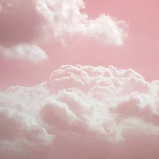 Pink aesthetic clouds wallpaper