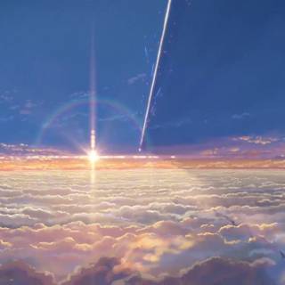 Clouds anime wallpaper