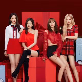 Blackpink with boys wallpaper