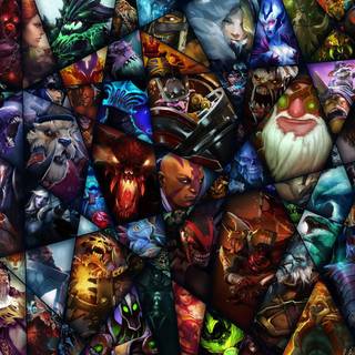 Heroes collage wallpaper