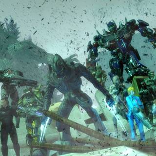 Heroes collage wallpaper