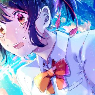 Mitsuha Miyamizu HD wallpaper