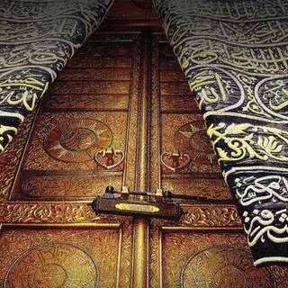 Kaaba door wallpaper
