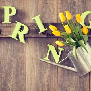 Rustic spring wallpaper