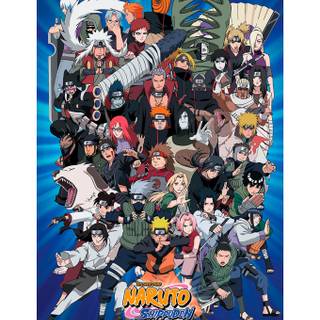 Anime all Naruto characters wallpaper