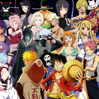 Anime all Naruto characters wallpaper