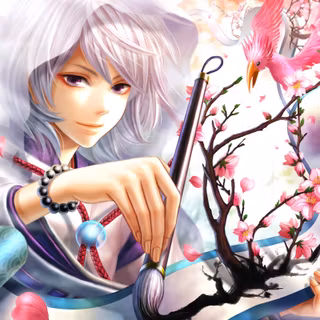 Anime boy magic wallpaper