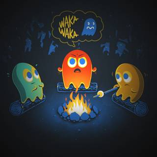 Night ghost wallpaper