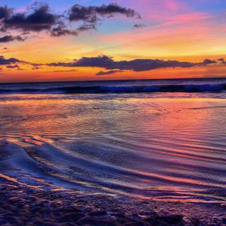 Sunset Hawaii desktop wallpaper