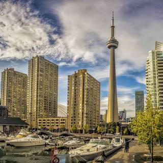 Cityscape spring wallpaper