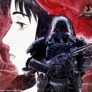 Cyber soldier anime wallpaper