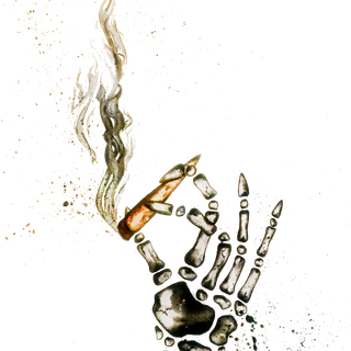 Anime smoking blunt wallpaper