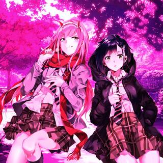 Desktop Darling In The Fraxx wallpaper