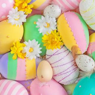 Pink Easter wallpaper