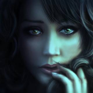 Eyes women wallpaper