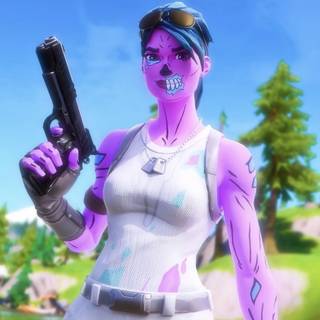 Ghoul Trooper pink wallpaper