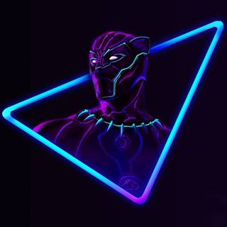 Minimalist 4k neon wallpaper