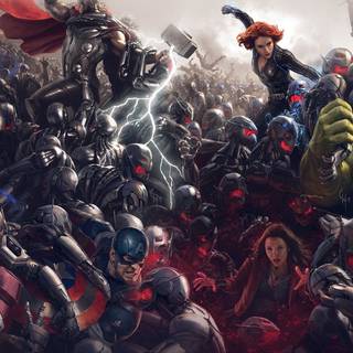 Avengers for iPhone wallpaper