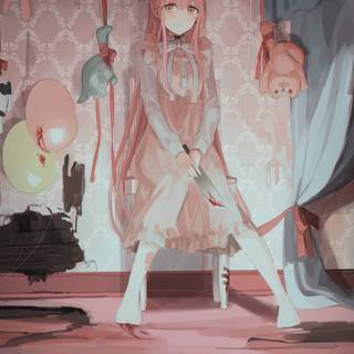 Anime girl Yandere wallpaper