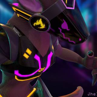 Protogen wallpaper
