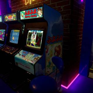 Aesthetic arcade wallpaper