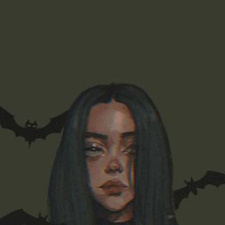 Anime Billie Elish wallpaper