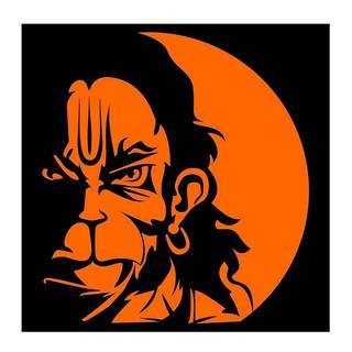Angry Hanuman mobile wallpaper