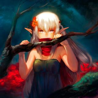 Anime fantasy girl wallpaper