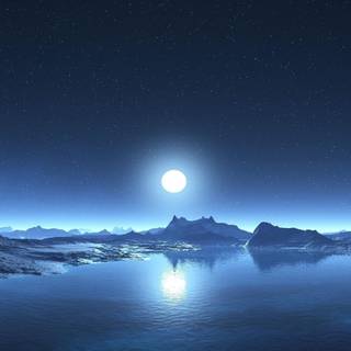 Moon night wallpaper