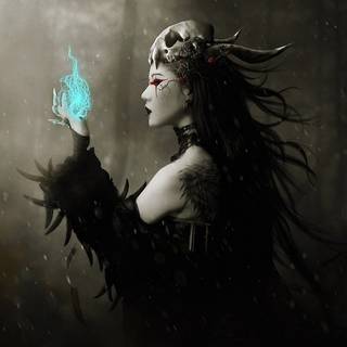 Mystical women wallpaper